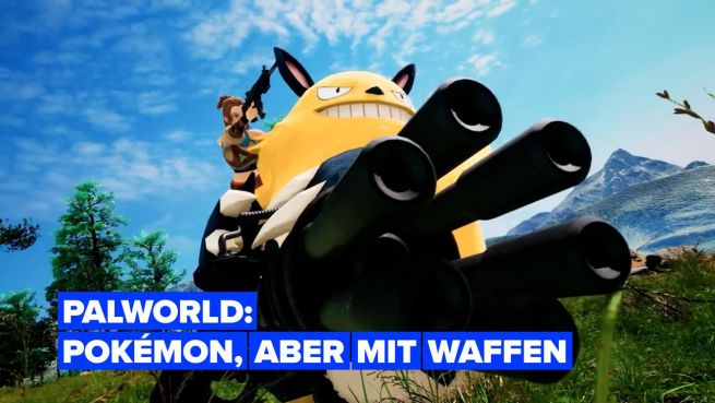 go to Palword: Pokemon mit Schusswaffen