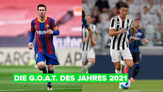 go to Messi und Ronaldo beenden 2021 als Torschützenkönige für Barcelona und Juventus